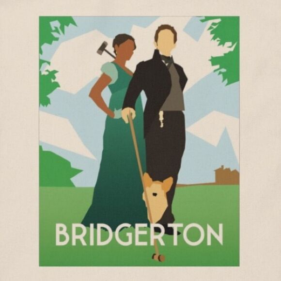 Bridgerton Anthony and Kate Tote - Picture 2 of 3